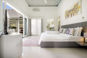 3 habitaciones, tabla de planchar con plancha y acceso a internet 