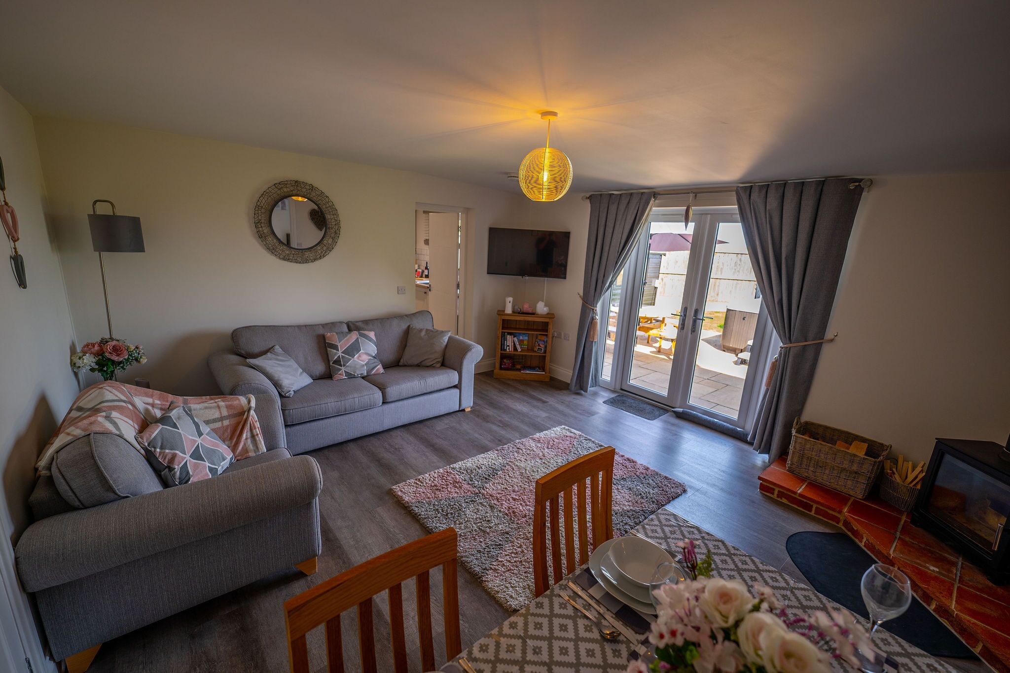 Bungalow Cao cấp, phù hợp cho người khuyết tật, phòng tắm riêng (With Hot Tub) | Lounge