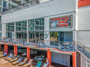 Exterior - Oceanfront King Suite-Beachfront Pool Deck w/ Hot Tubs-GC-124 (Myrtle Beach)