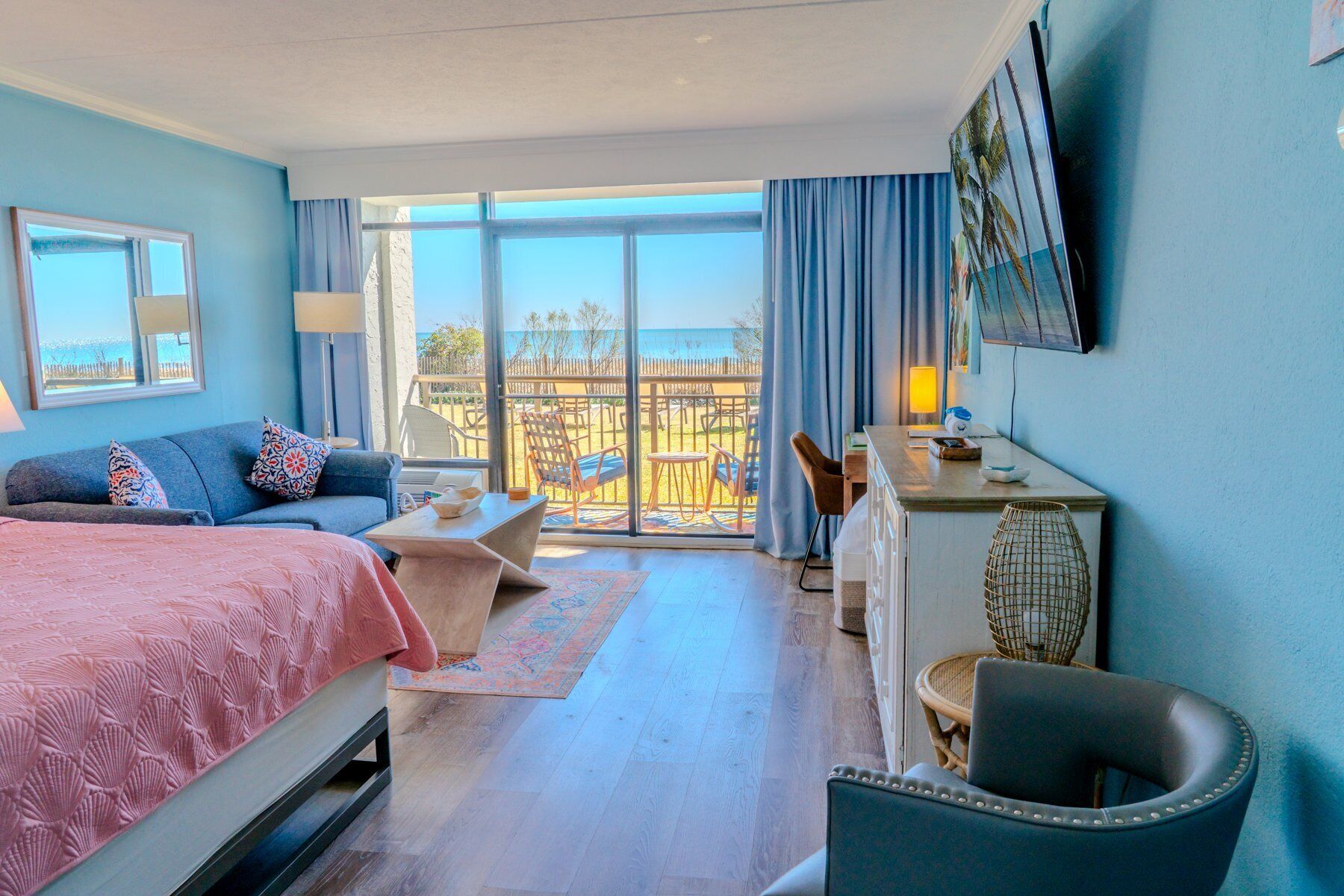 1 habitación, escritorio y cortinas blackout 