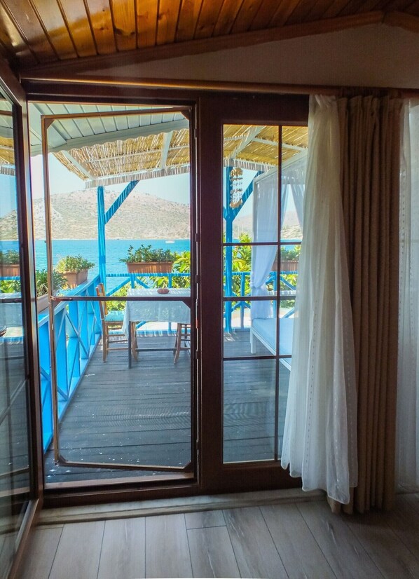 Udsigt fra overnatningsstedet