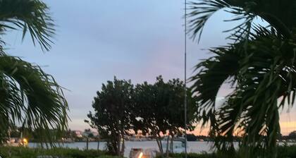 Cottage on the Bay with Sailboat Dock