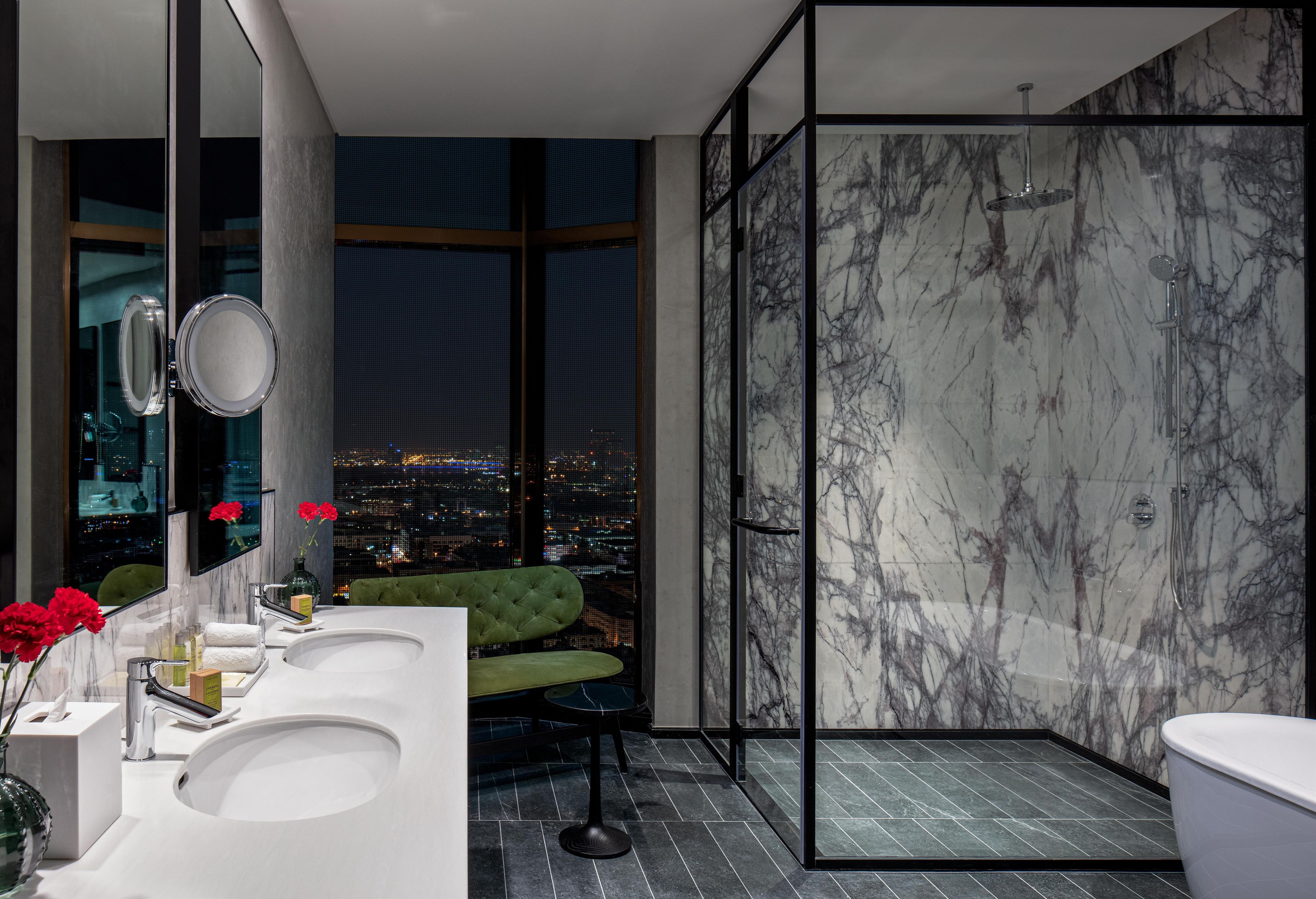 Douche de la salle de bain