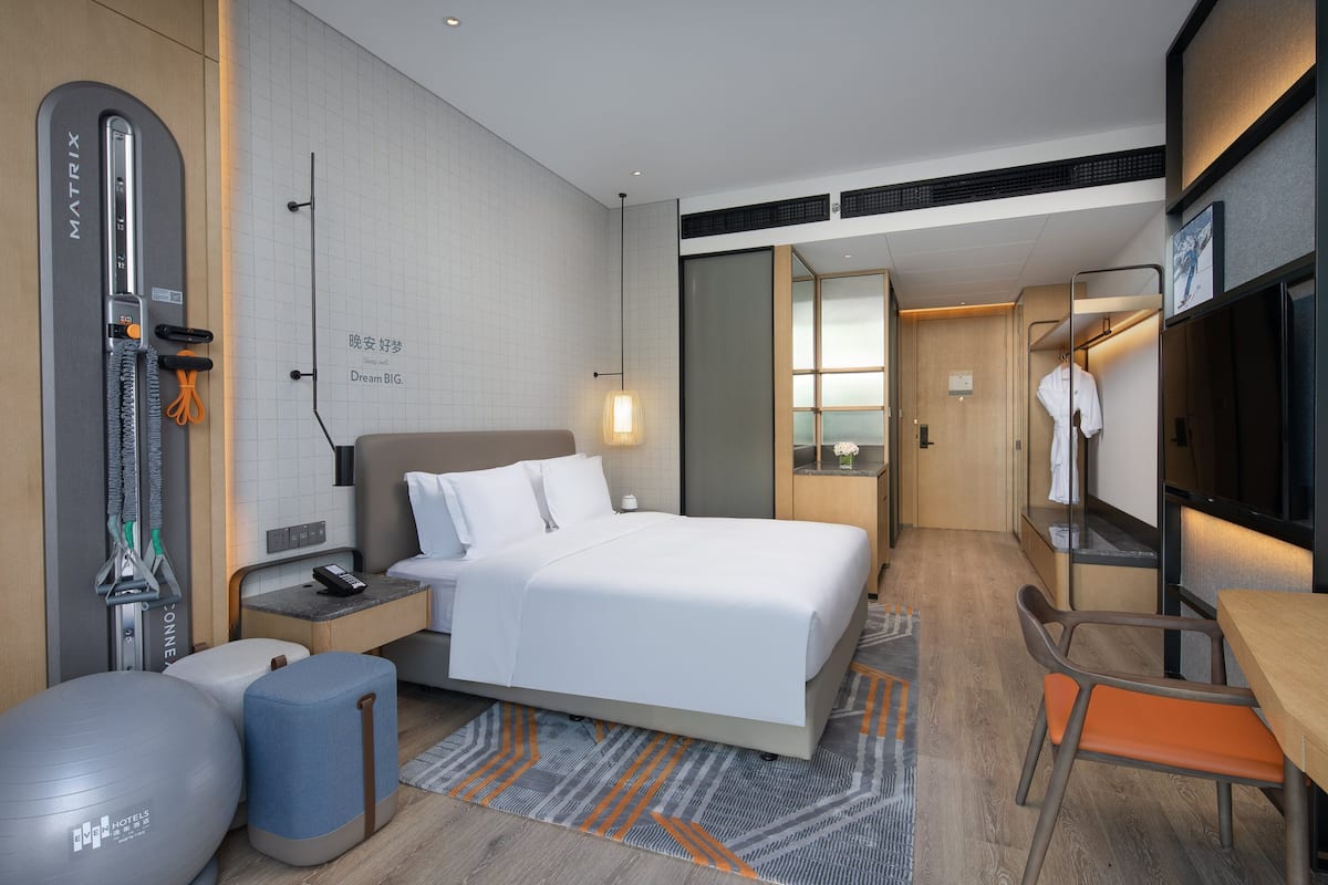 Literie de qualité supérieure, couette en duvet d'oie, minibar