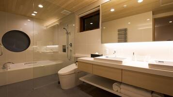Hair dryer, towels