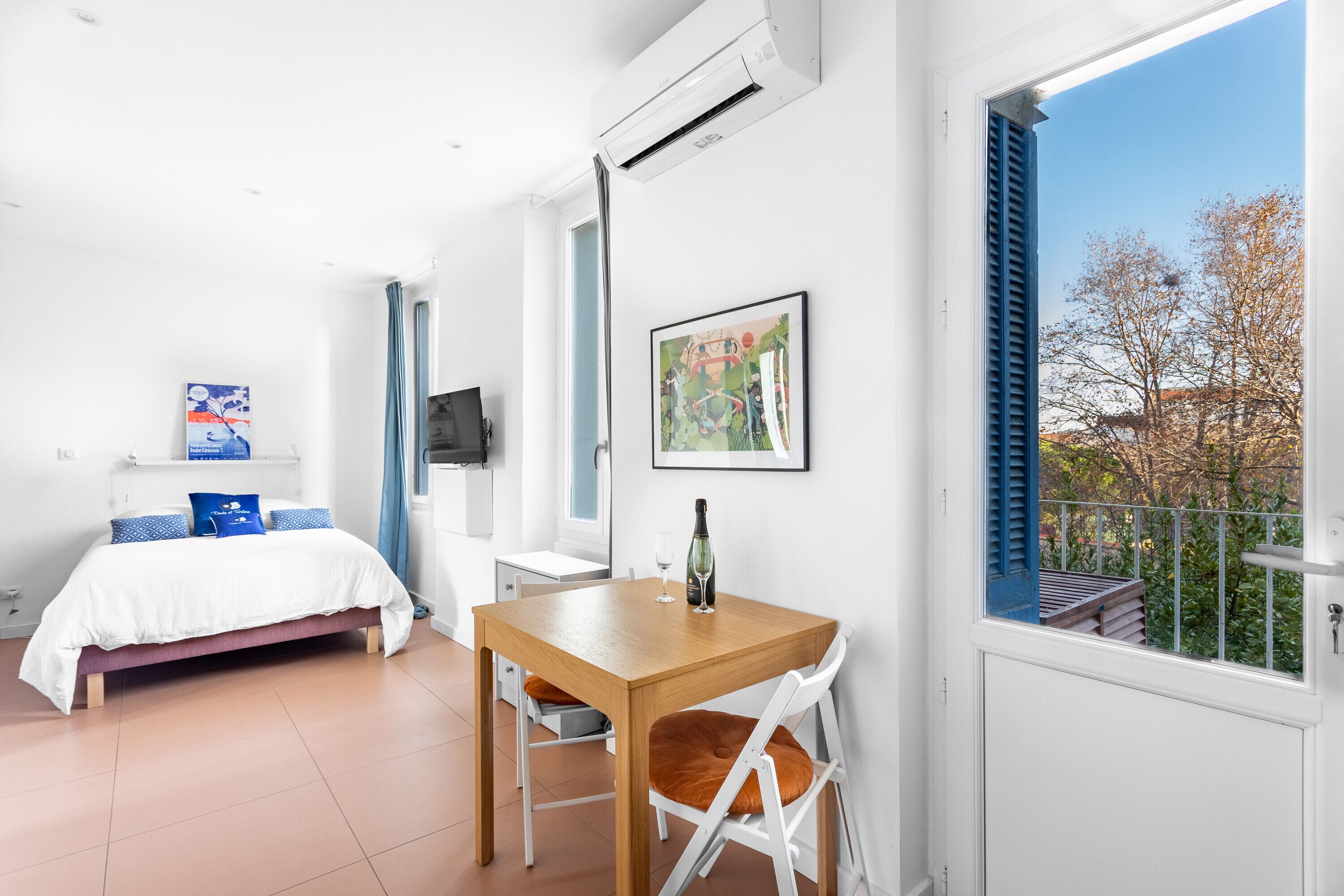 Agreeable studio with AC in le Mourillon - Dodo et Tartine