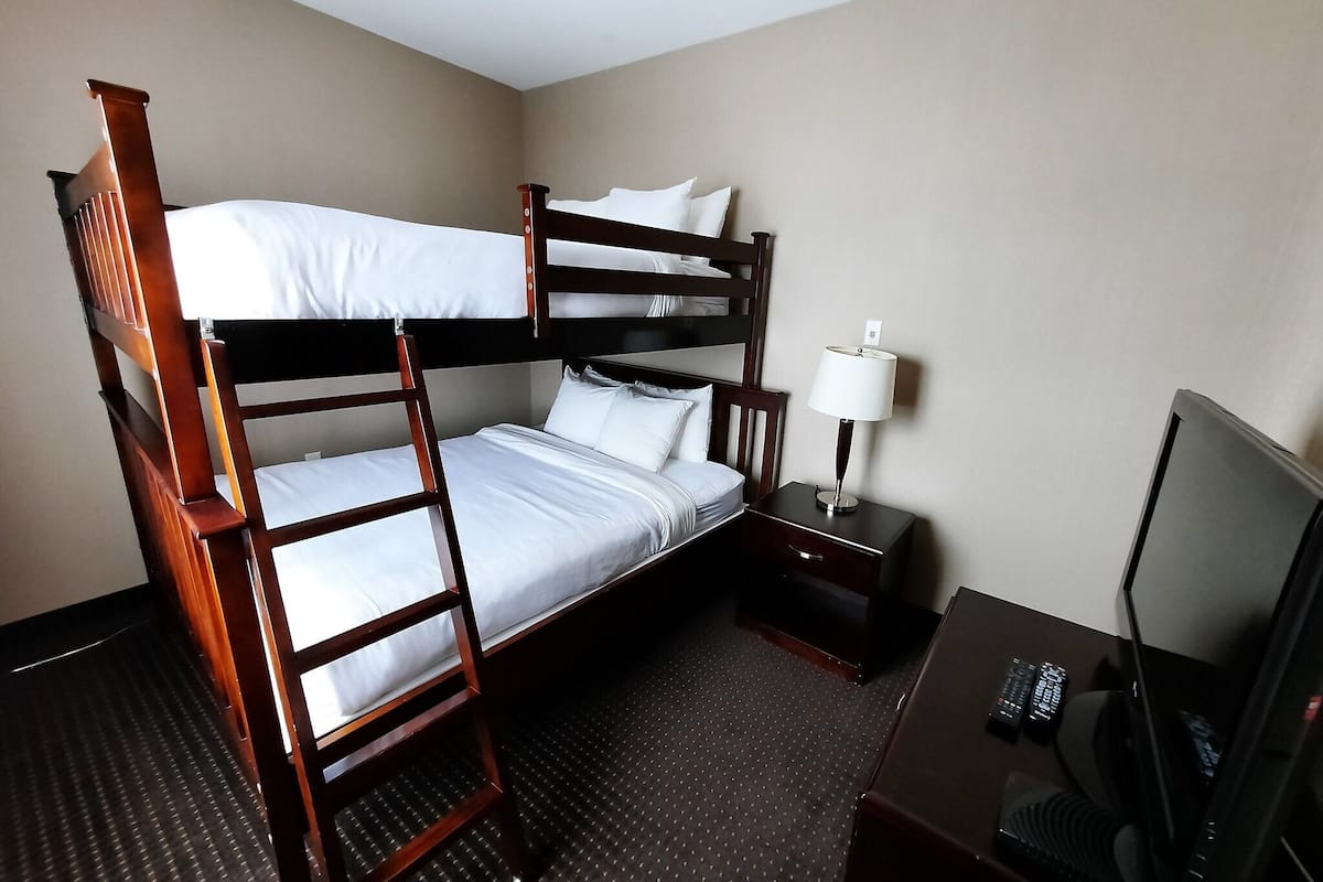 family suite | 1 bedroom, desk, blackout curtains, iron/ironing board