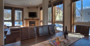 Fireplace, DVD player, stereo - Exclusive 4 Bedroom Chalet in Hirafu, Niseko Chalet 1009 (Niseko)