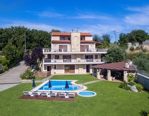 Exterior - Villa Zeus with  private pool, sleeps 25 (Rethymnon Crete)