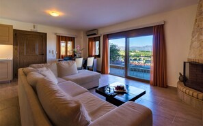 Televisión, chimenea y tenis de mesa