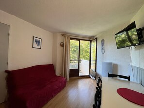 Interior - Charming T2 200m from cable car with mountain view balcony (Pra-Loup)