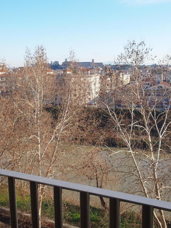 Appartement, 3 chambres, balcon, vue ville | Enceinte de l’hébergement