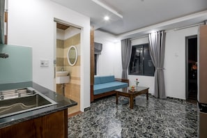 Apartment, 1 Bedroom, Balcony, City View | Interior - Marinas Penthouse Close to Beaches (Da Nang)