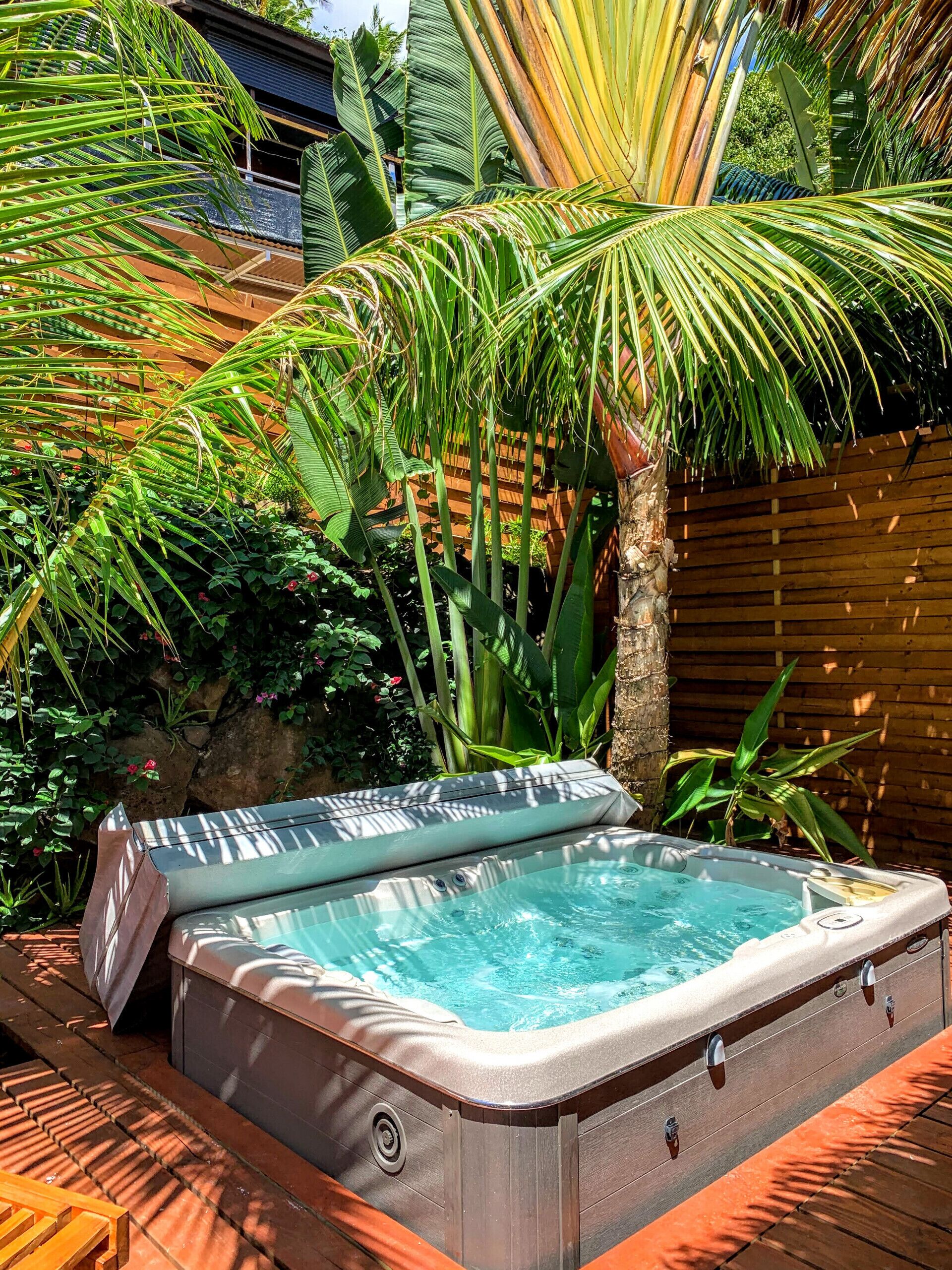 The private jacuzzi on the terrace