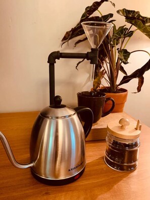 Coffee and/or coffee maker - Adventure Cabin 2 with King Bed and Private Hot Tub (Eureka Springs)