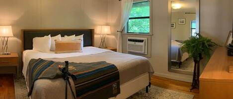 1 habitación, tabla de planchar con plancha y wifi