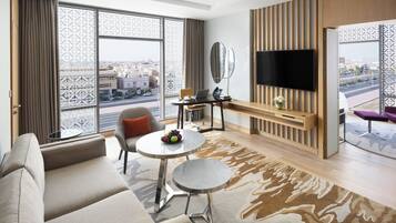 1 slaapkamer, een minibar, een kluis op de kamer