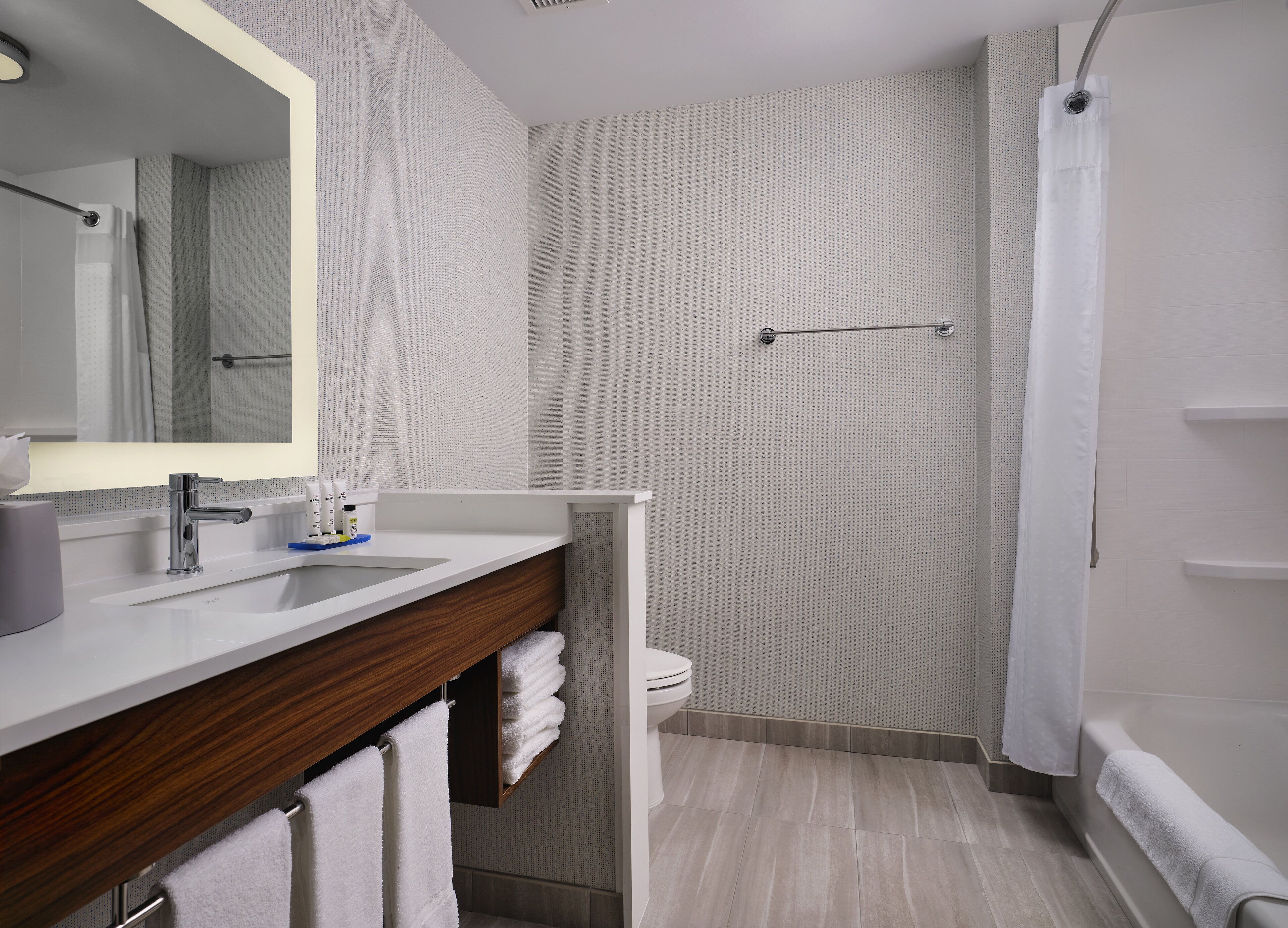 free toiletries, hair dryer, towels, soap