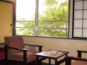 Blick von der Unterkunft