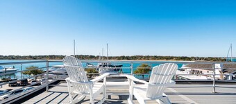 Why Knot Getaway…Rooftop with WaterView!  Unit E