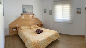 3 soverom, strykejern/-brett, reiseseng for barn og wi-fi