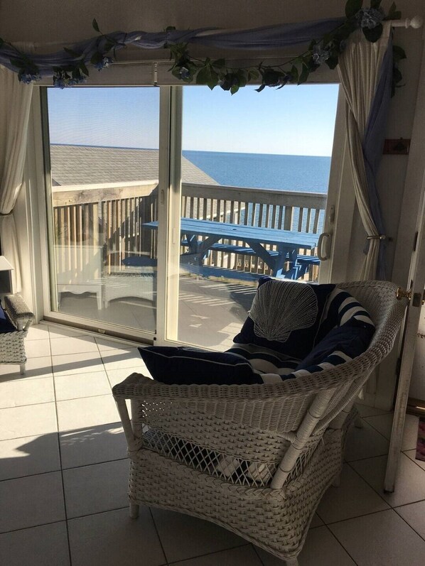 TV - Waterfront North Truro Condo with beautiful sunset (North Truro)