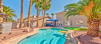 Modern & Cozy | 13min to Strip, ♛Royal Beds, Pool