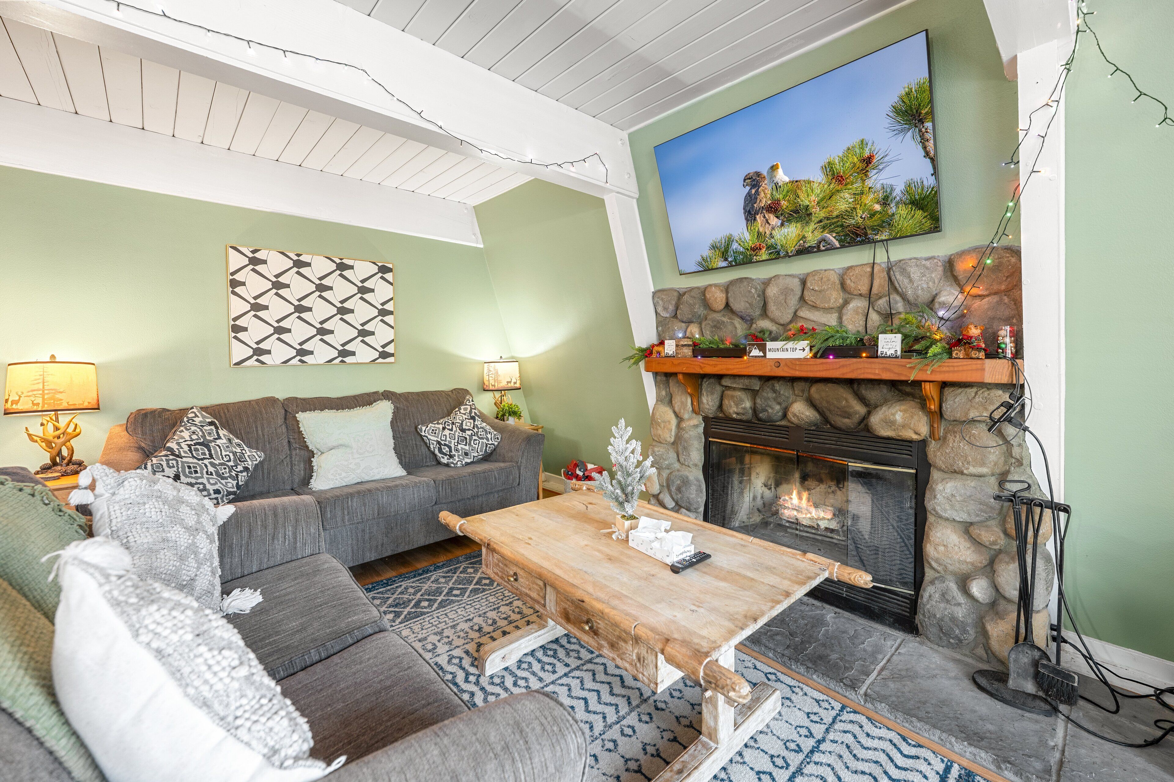 Smart TV, chimenea, Netflix y servicios de streaming 