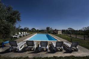 Outdoor pool - SAN FRANCESCO - From a Medieval Convent to a Breathtaking Country Mansion (Viterbo)