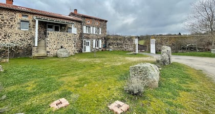 Charming Countryside Retreat with Terrace, Near Lavaudieu's Scenic Highlights