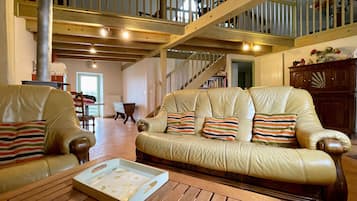 Télévision, cheminée