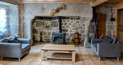 Charming Restored Mill by River with Terrace, Near Saugues – Sleeps 8