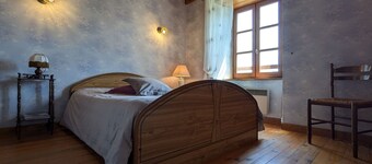 Charming Stone Cottage with Terrace in Scenic Village, Near Langeac