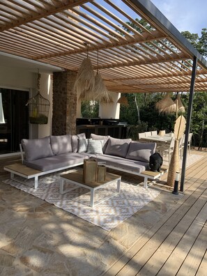 Property grounds - Villa in the heart of Porto-Vecchio heated pool / 4 bedrooms / 2.5 bathrooms 7pers (Porto-Vecchio)