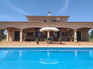 Outdoor pool - Spectacular Villa in Sencelles (sencelles)