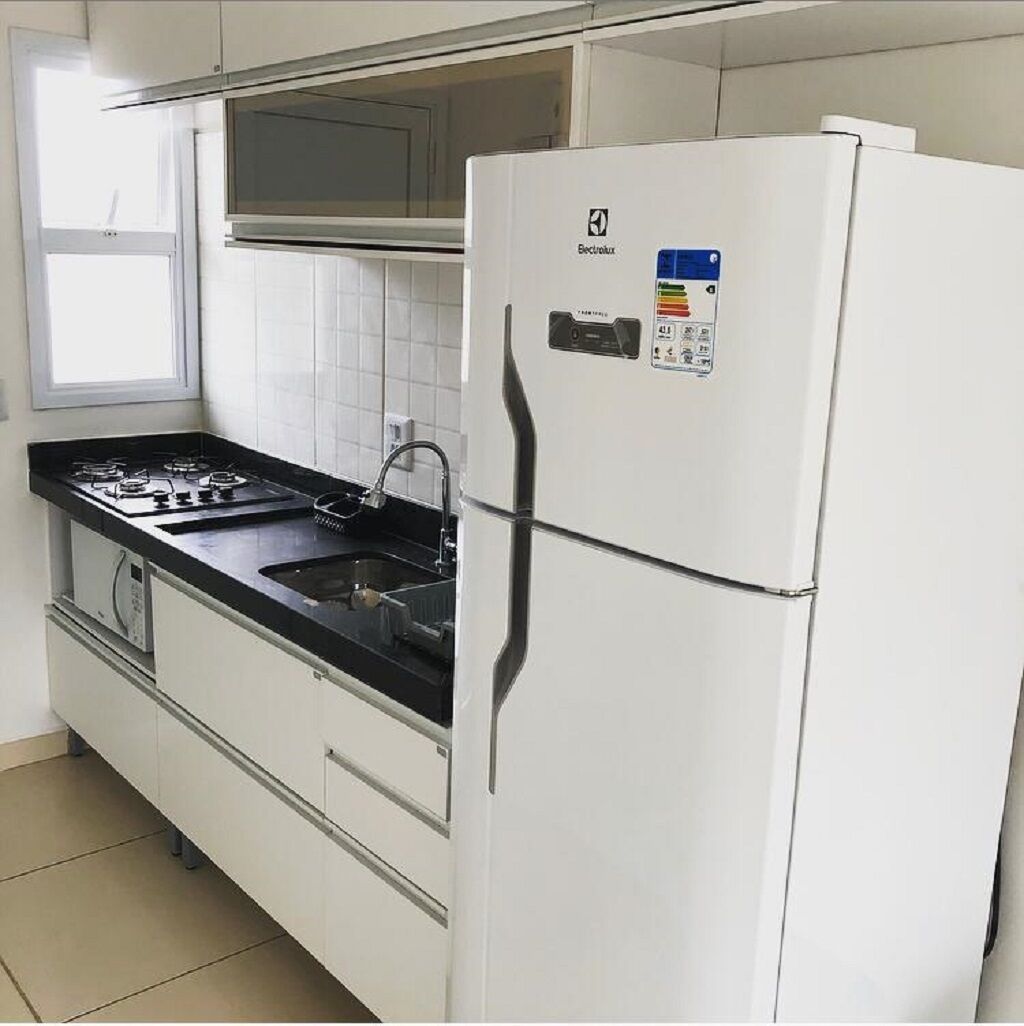 Modern apartment facing the sea with its own barbecue and swimming pool. Thatch – Ubatuba