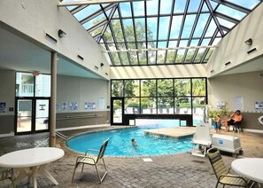 Indoor pool, outdoor pool