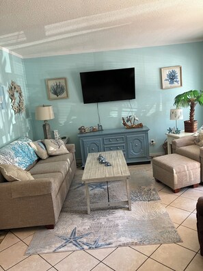Smart TV, video games, DVD player, books