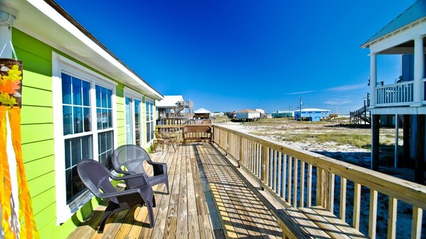House, Multiple Beds (Seafari - 106 Portier Ct) | Balcony - Seafari - 106 Portier Ct (Dauphin Island)