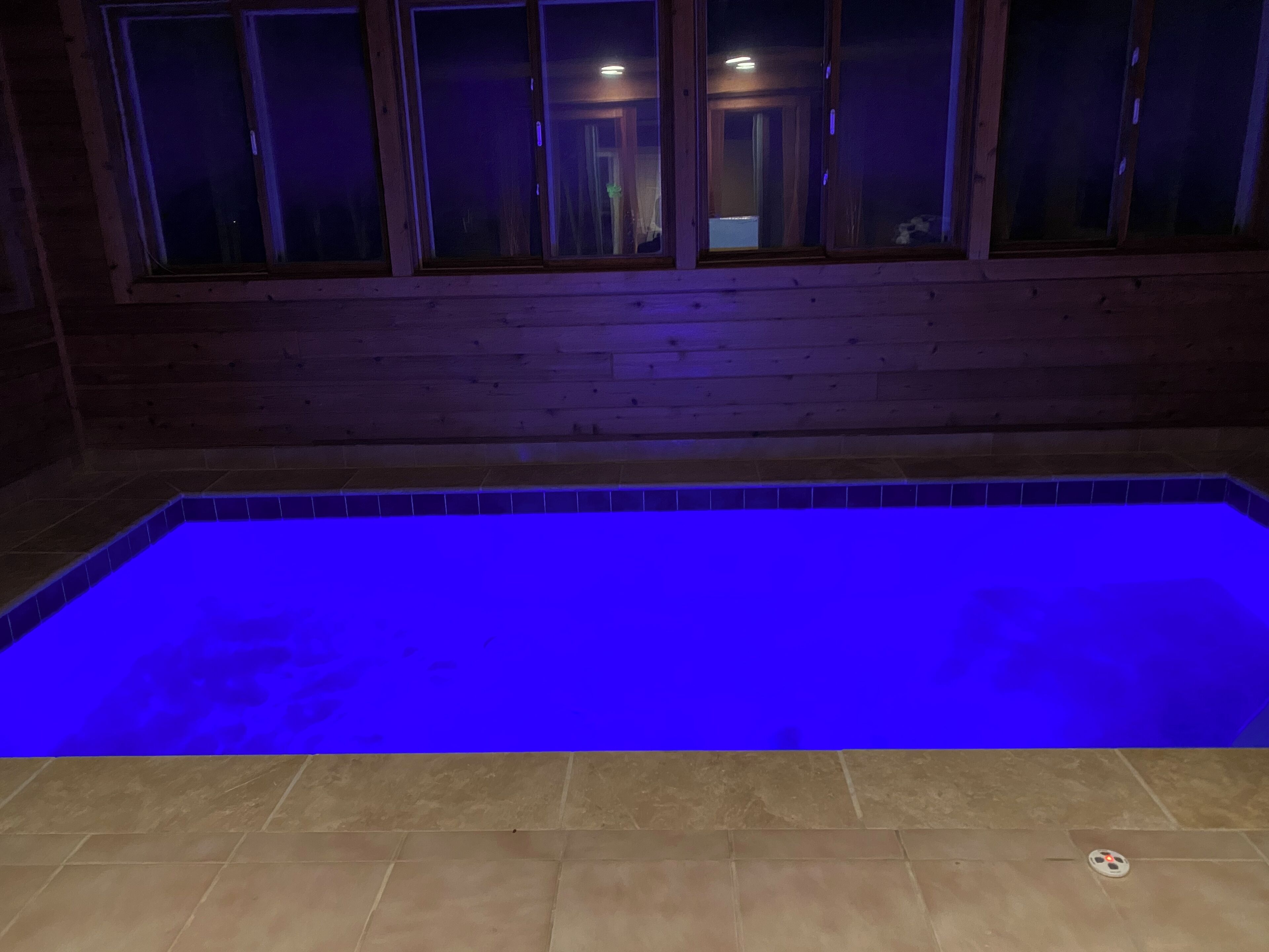 Indoor pool, a heated pool