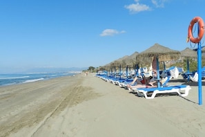 Plage à proximité, serviettes de plage