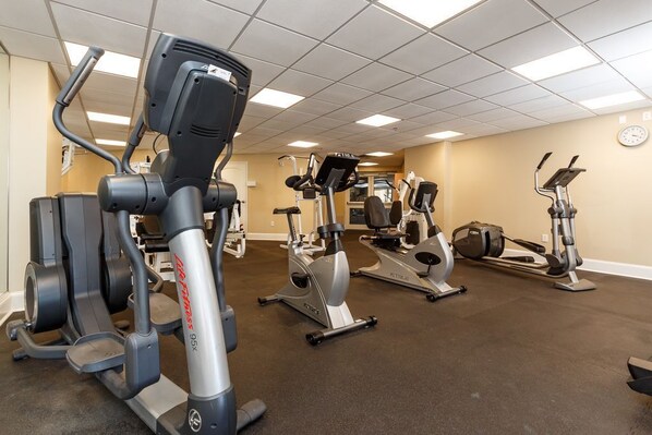Fitness facility - Azure 110 walkout closest unit to beach access, no Elevator Rides! Beach Service (Fort Walton Beach)