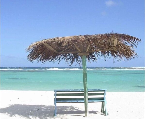 Vlak bij het strand