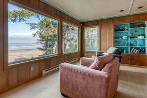 Interior - Entire Upper Level of this Oceanfront home with views and beach access (Newport)