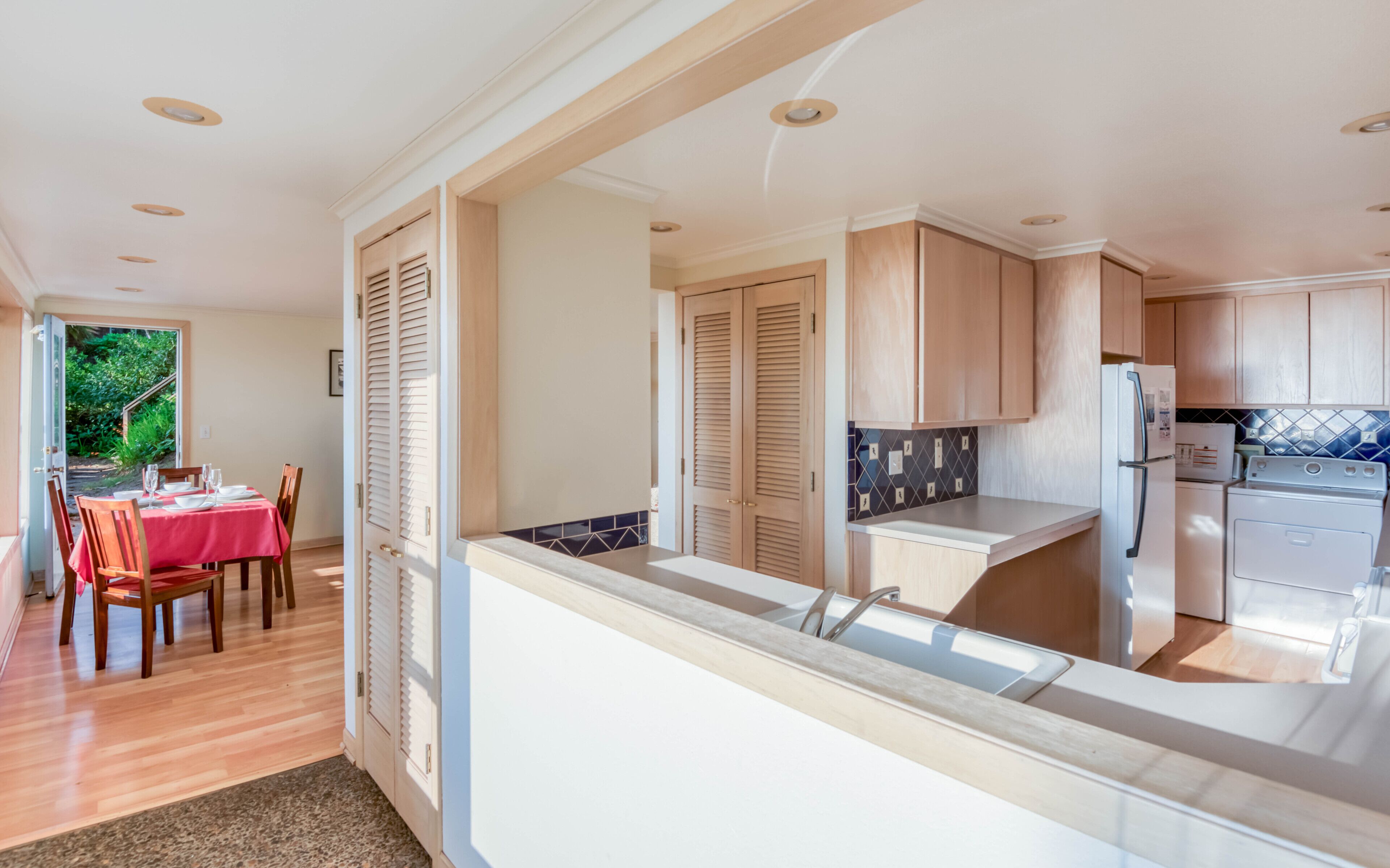 Entire lower level of this Oceanfront home with shared hot tub and beach access