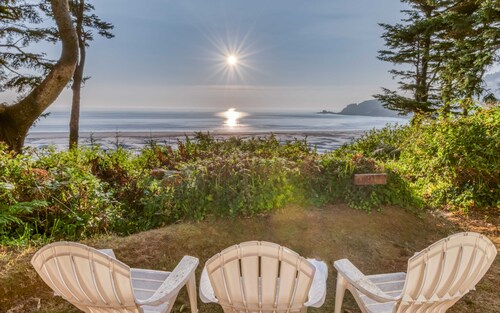 Entire lower level of this Oceanfront Home with Beach Access