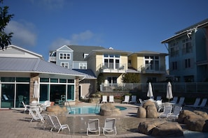 Indoor pool, outdoor pool