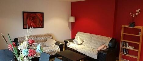 Smart-tv, een dvd-speler en boeken