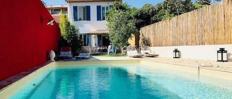 Una piscina climatizada