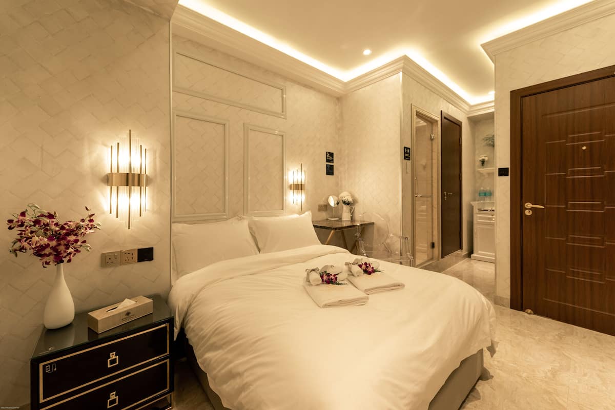Camera City, 1 letto matrimoniale (AJ Residence 1) | Biancheria da letto di alta qualità, materassi Select Comfort